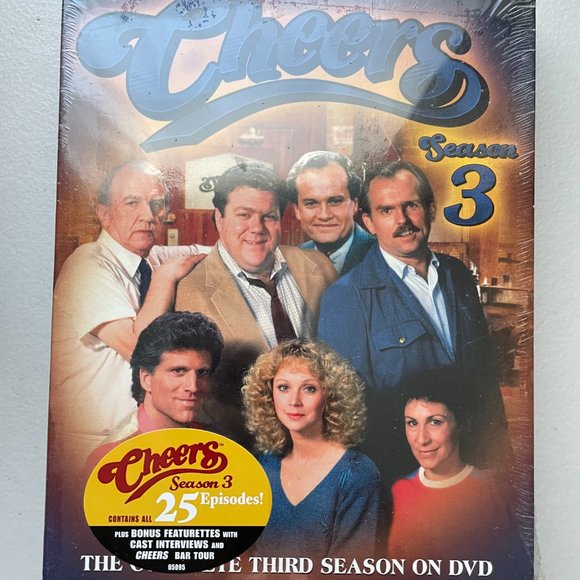 Cheers TV Shows DVDs Set Complete Seasons 1-3 Third Season Set NEW SEALED - Picture 8 of 10